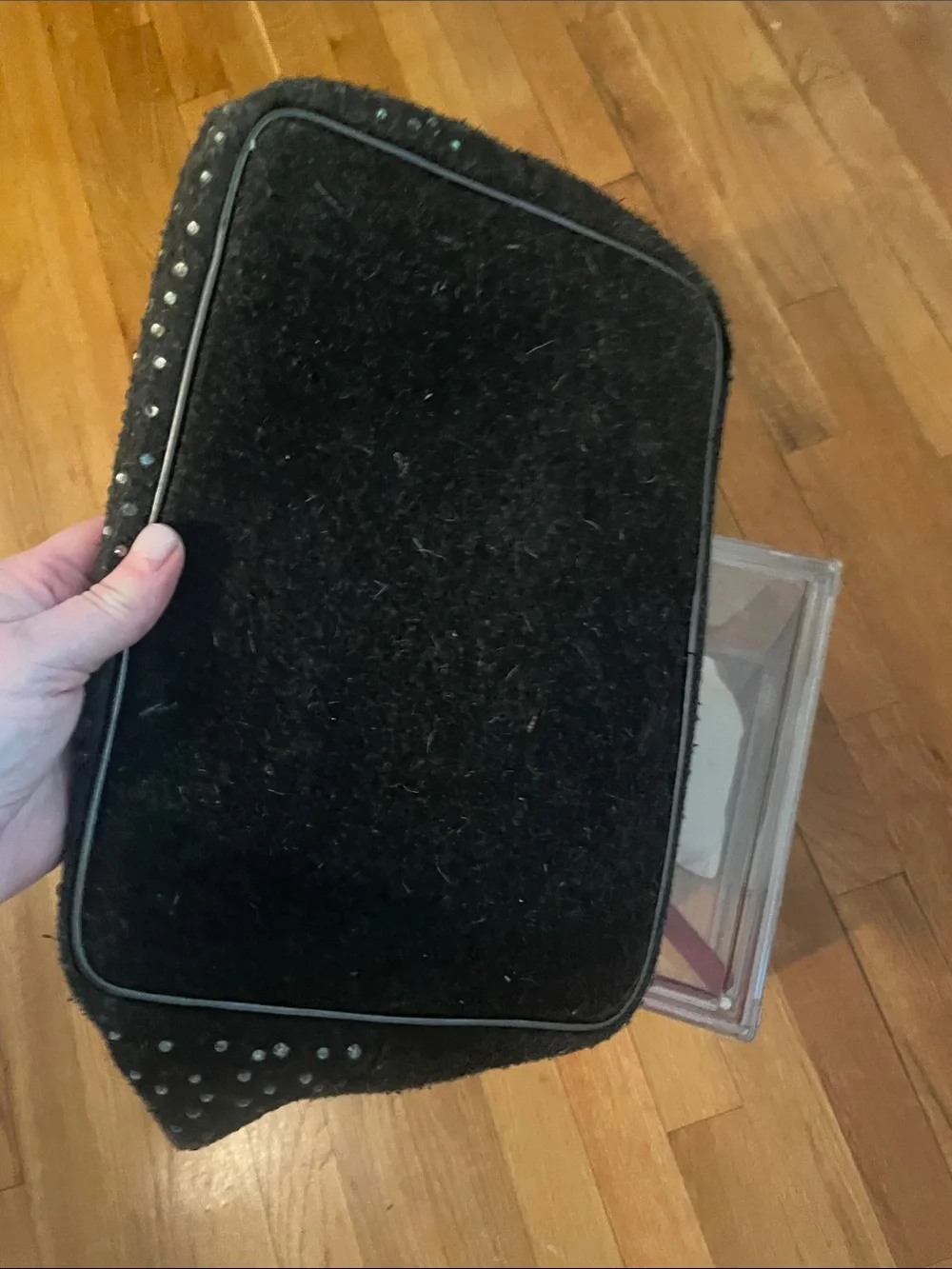 kate spade Black Studded Felt Tote